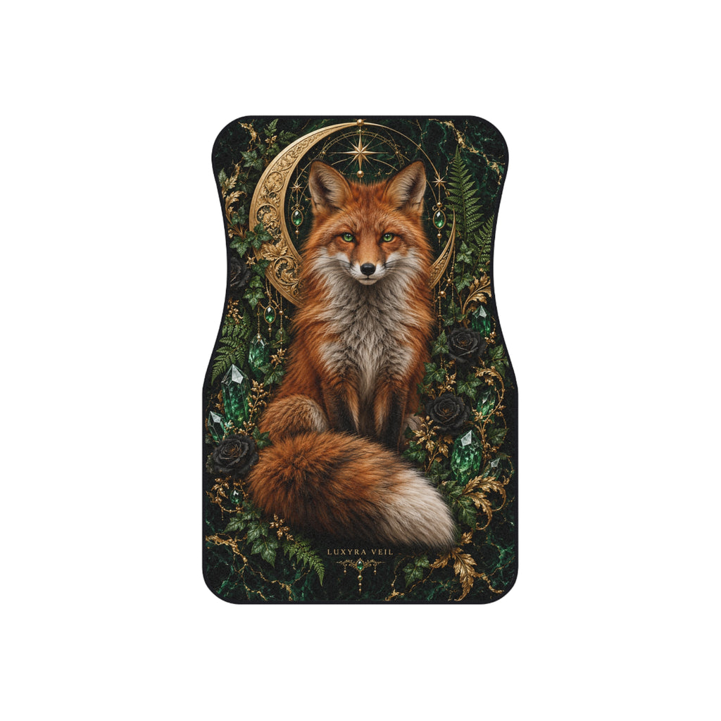 Woodland Fox Car Floor Mats – Set of 4