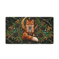 Woodland Fox Stitched-Edge Desk Mat