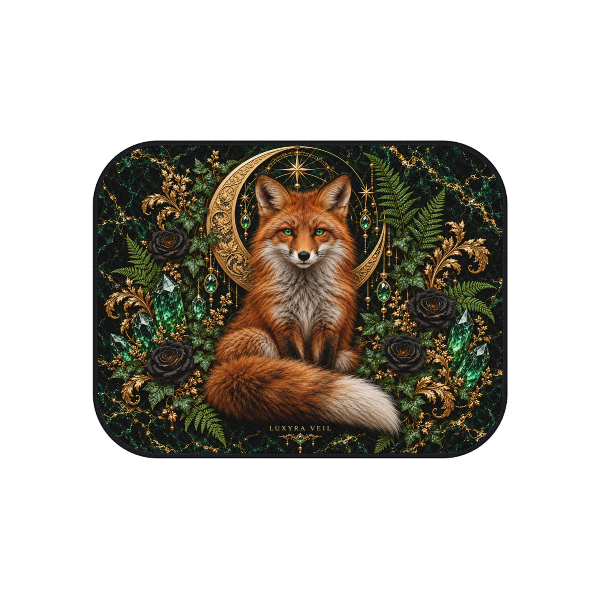 Woodland Fox Car Floor Mats – Set of 4