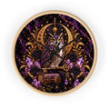 Celestial Owl Wall Clock