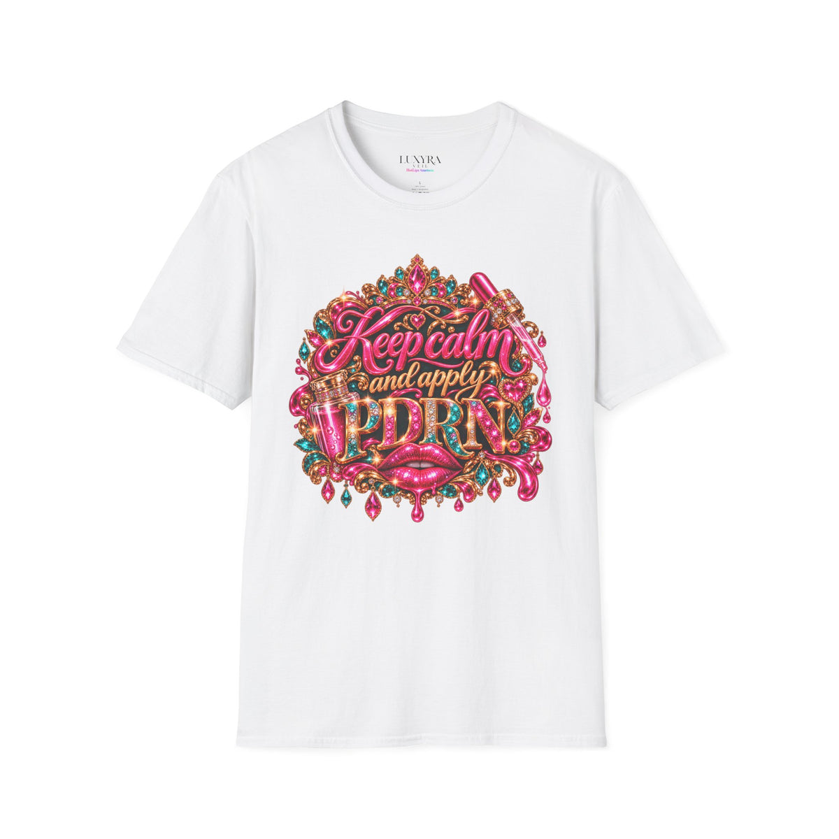 Keep Calm & Apply PDRN Tee – Design 2