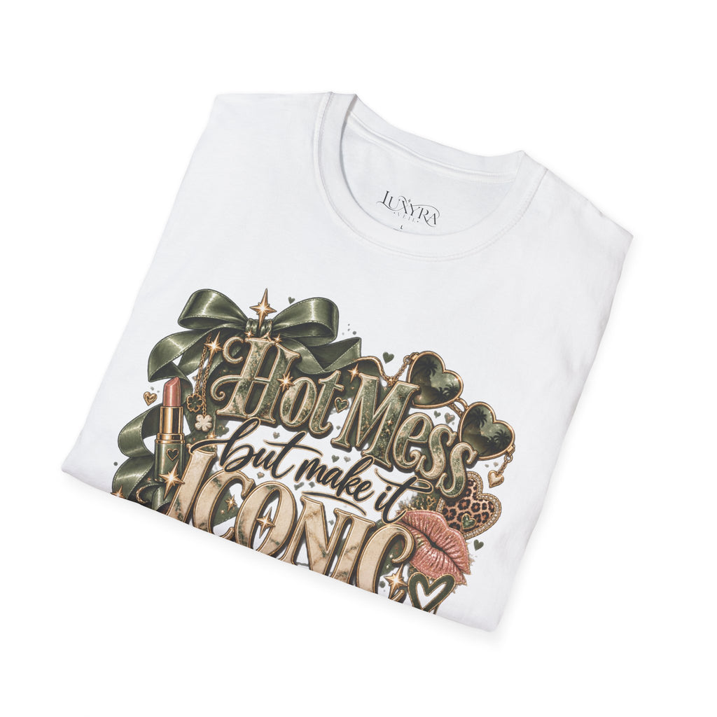Hot Mess Iconic Green Tee
