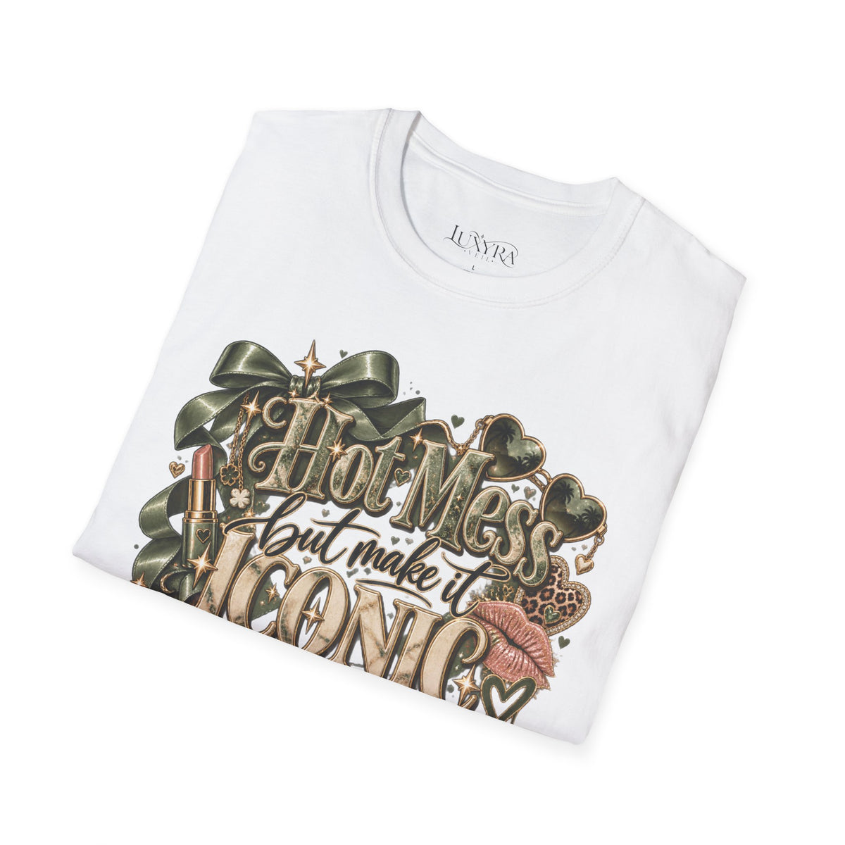 Hot Mess Iconic Green Tee