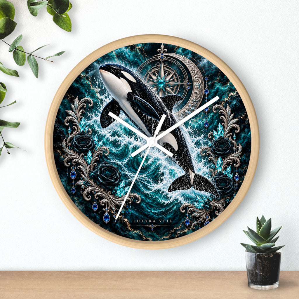 Storm Orca Wall Clock