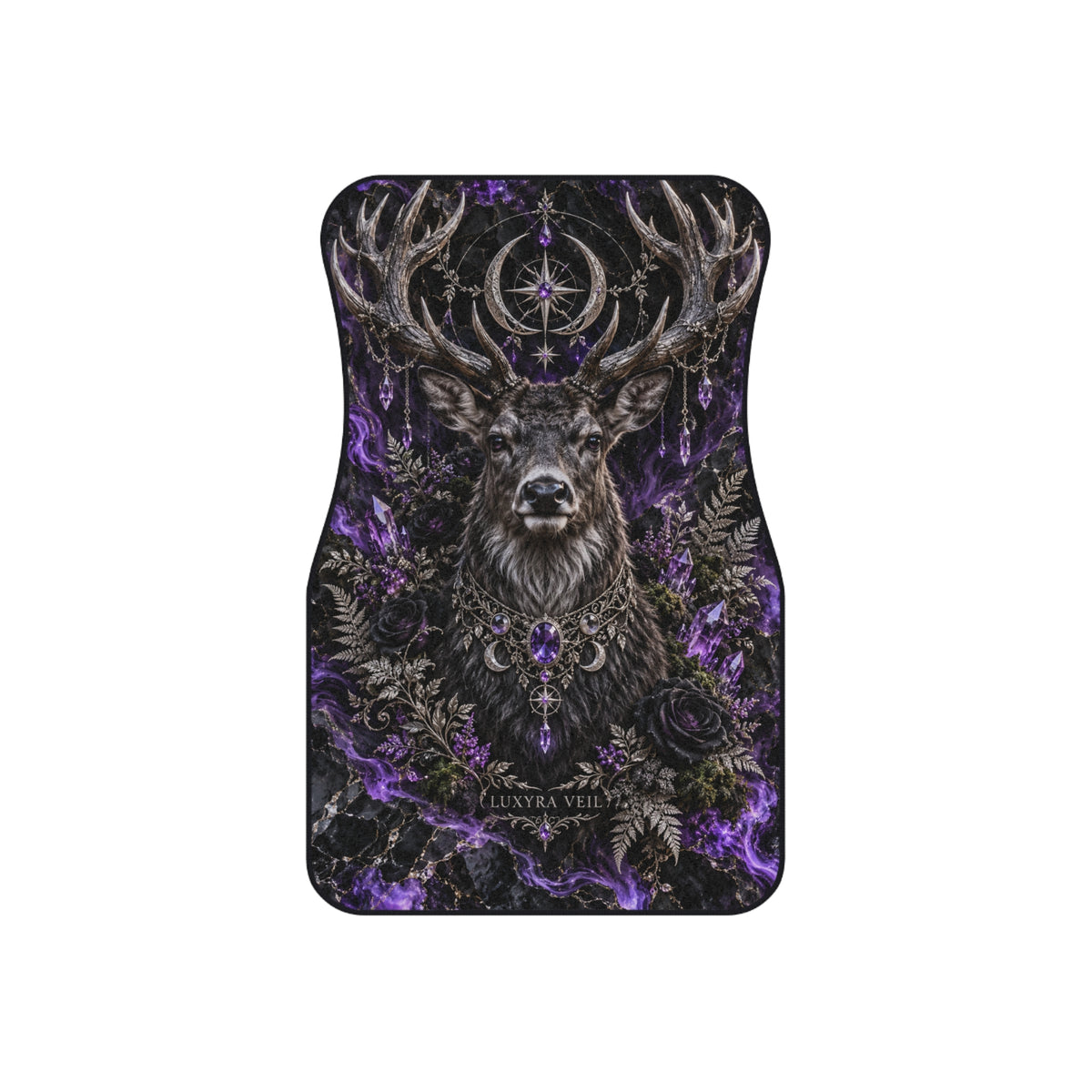 Amethyst Stag Car Floor Mats – Set of 4