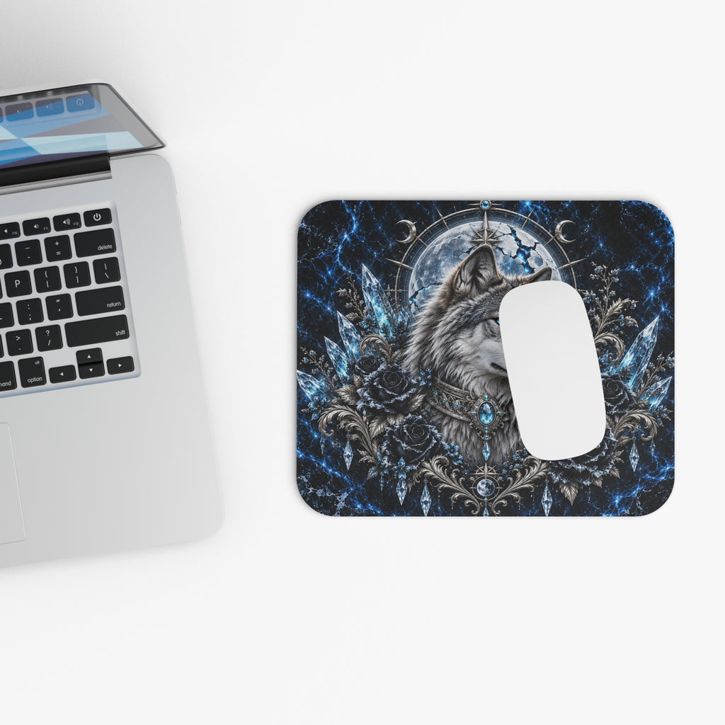 Frost Wolf Mouse Mat