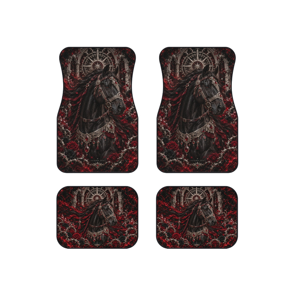 Crimson Stallion Car Floor Mats – Set of 4