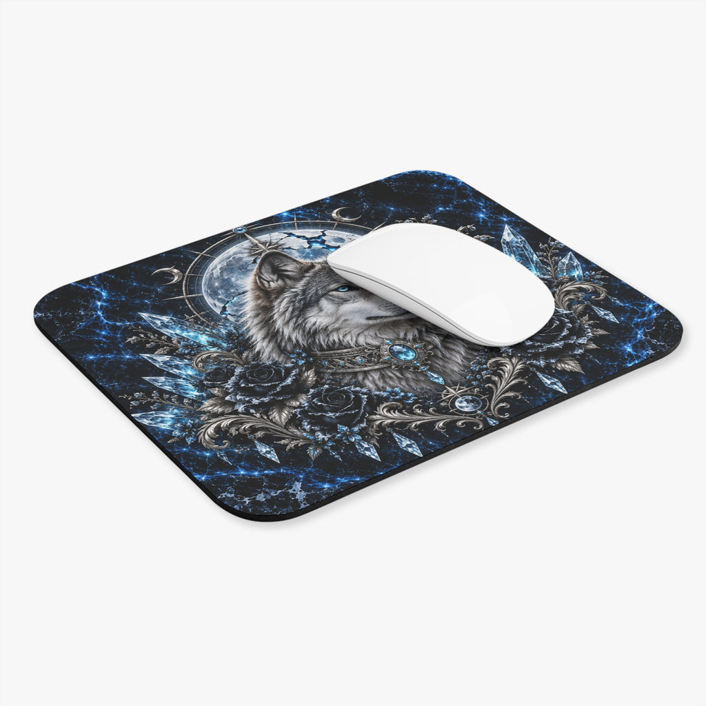 Frost Wolf Mouse Mat