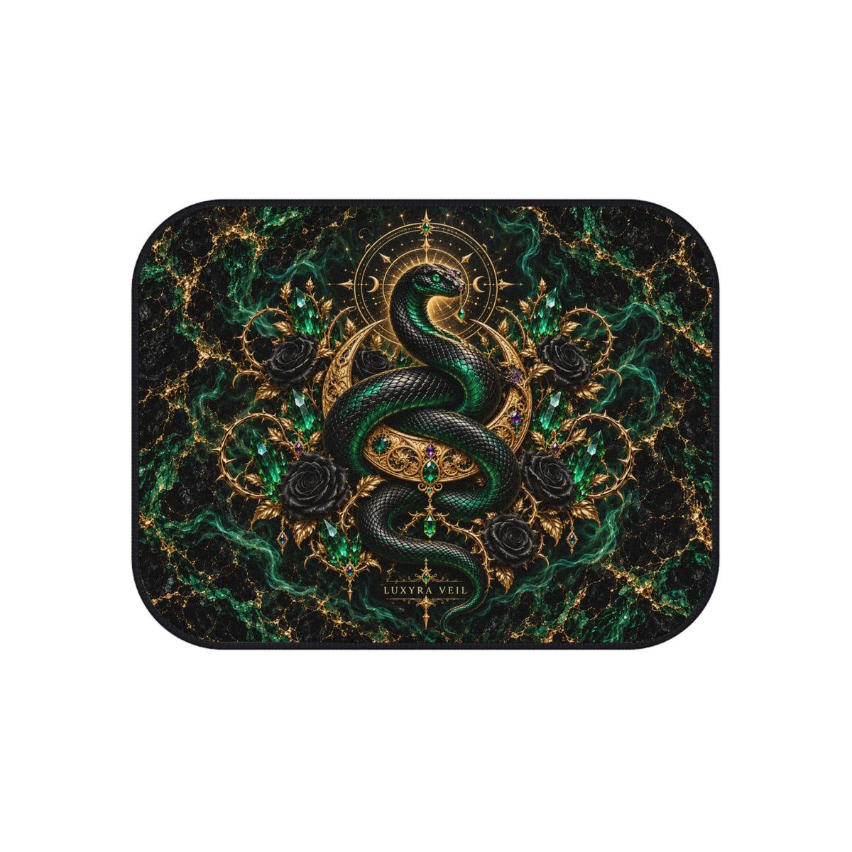 Emerald Serpent Car Floor Mats – Set of 4