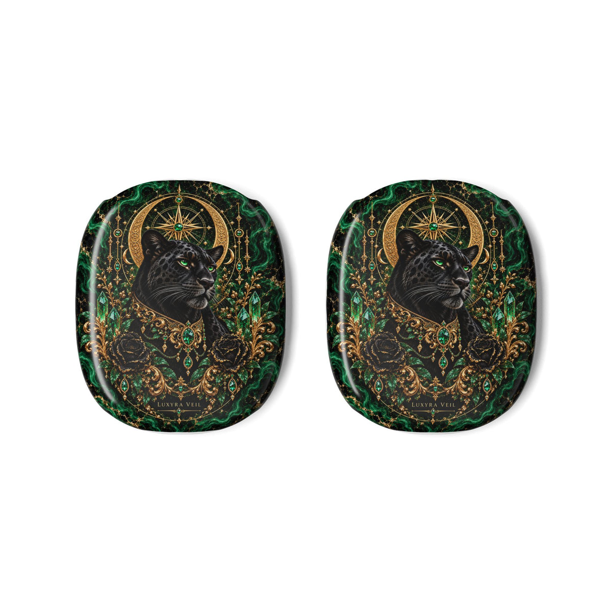 Emerald Panther AirPods Max Covers