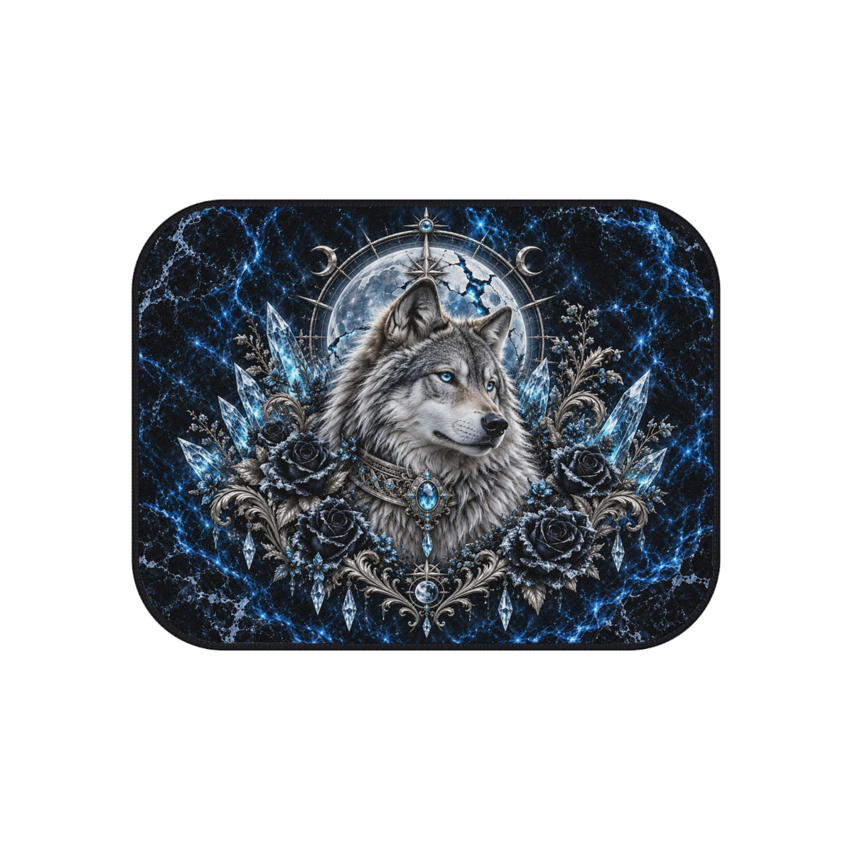 Frost Wolf Car Floor Mats – Set of 4
