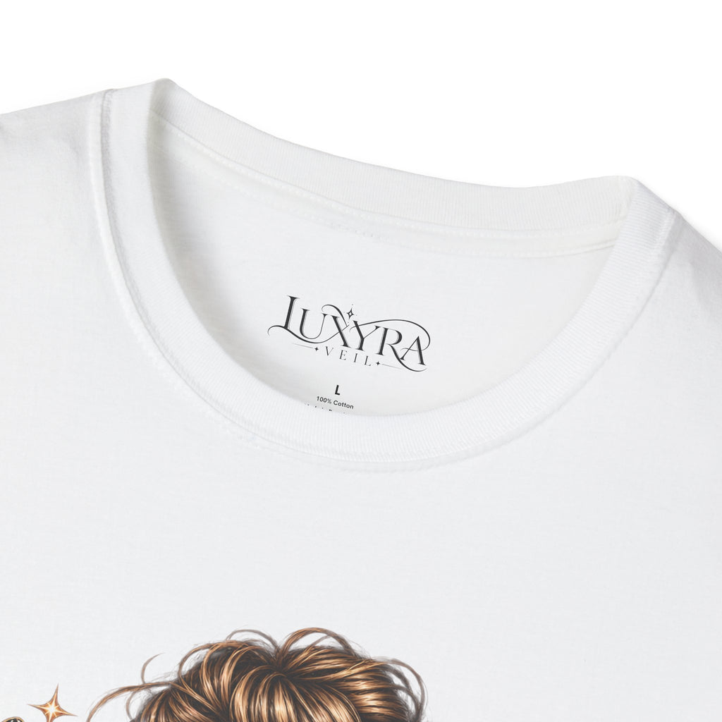 Messy Bun Sharp Mind Soft Heart Tee