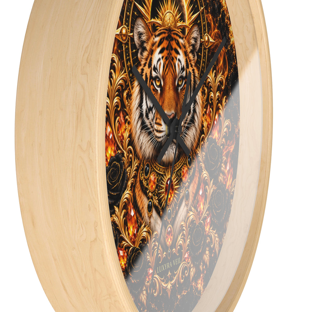Solar Tiger Wall Clock