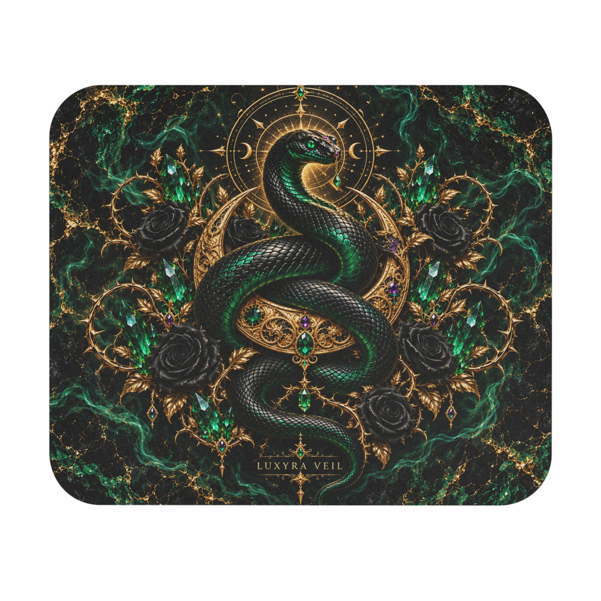 Emerald Serpent Mouse Mat