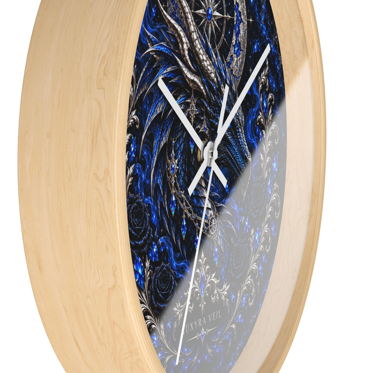 Sapphire Dragon Wall Clock