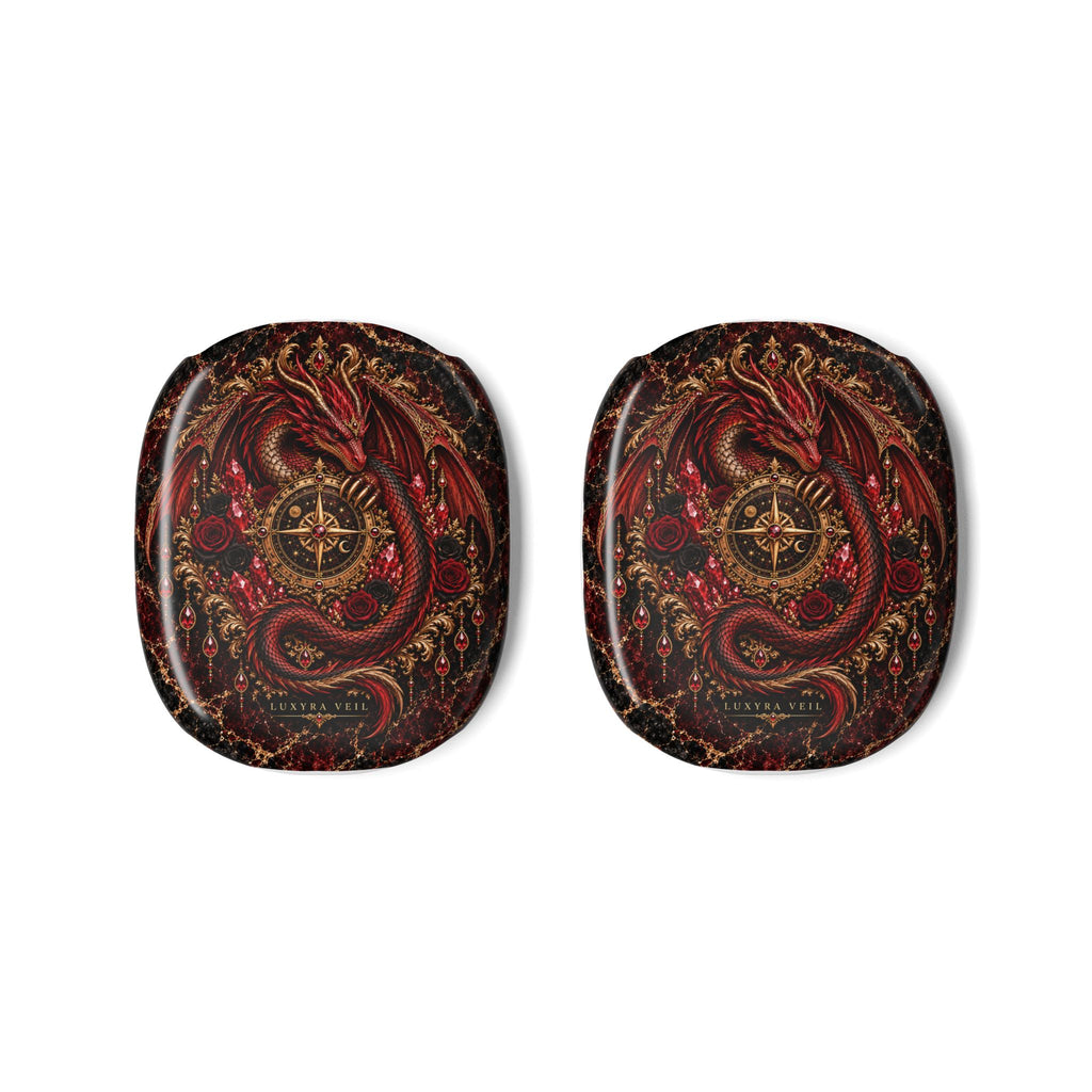 Crimson Dragon AirPods Max Covers