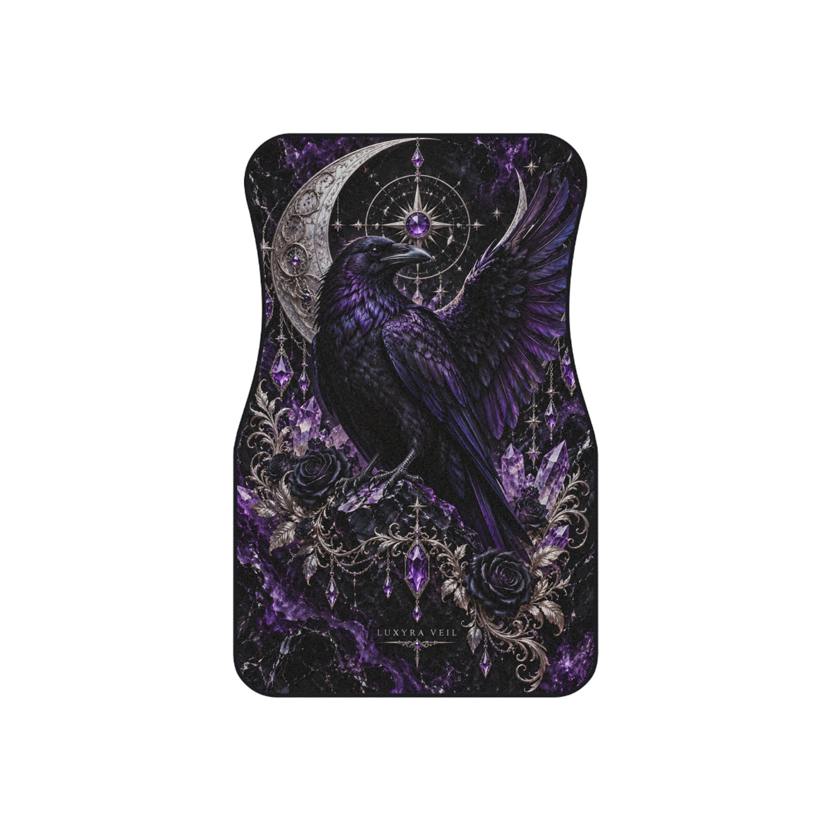 Midnight Raven Car Floor Mats – Set of 4