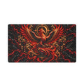 Phoenix Rising Stitched-Edge Desk Mat