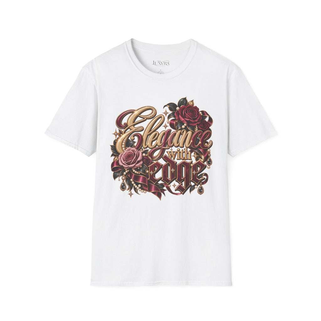 Elegance with Edge Burgundy Tee