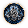 Frost Wolf Wall Clock
