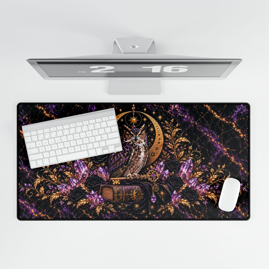 Celestial Owl Desk Mat