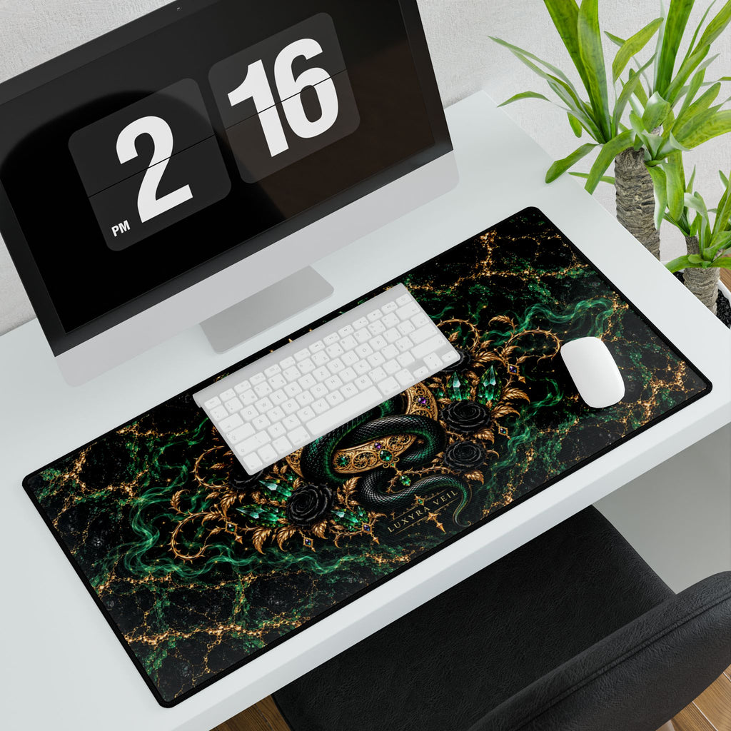 Emerald Serpent Desk Mat
