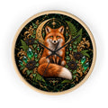 Woodland Fox Wall Clock