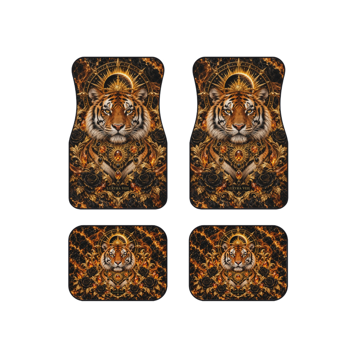 Solar Tiger Car Floor Mats – Set of 4