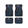 Sapphire Peacock Car Floor Mats – Set of 4