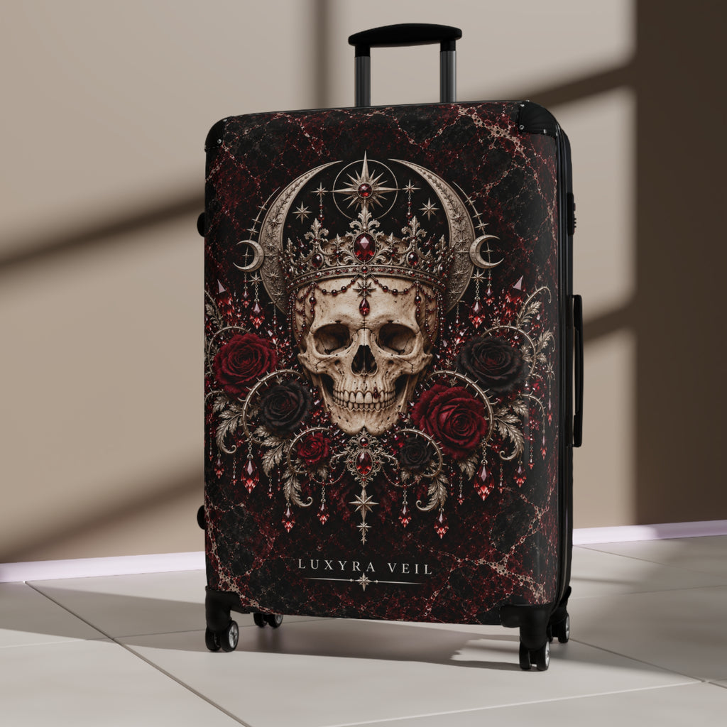 Crowned Skull Suitcase