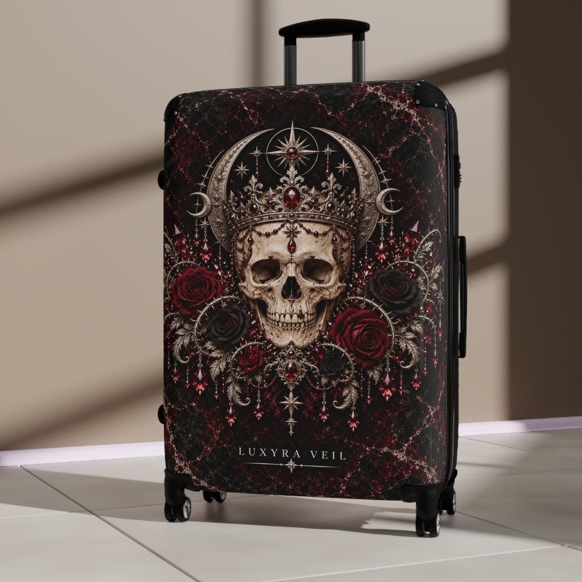 Crowned Skull Suitcase