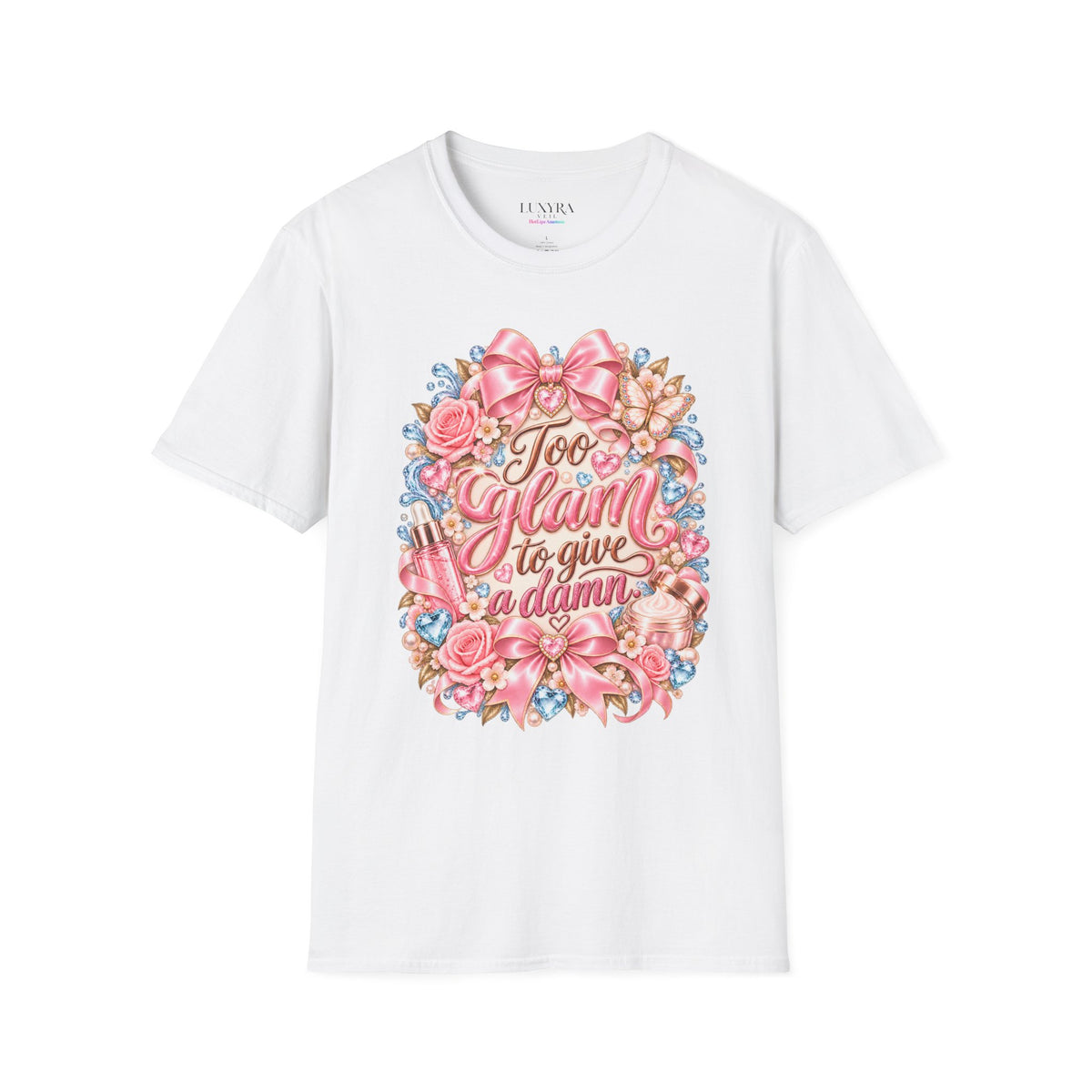 Too Glam to Give a Damn Tee