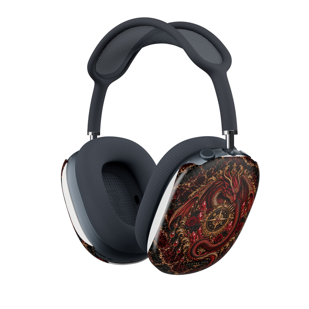 Crimson Dragon AirPods Max Covers