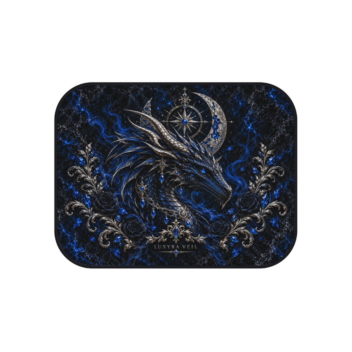 Sapphire Dragon Car Floor Mats – Set of 4