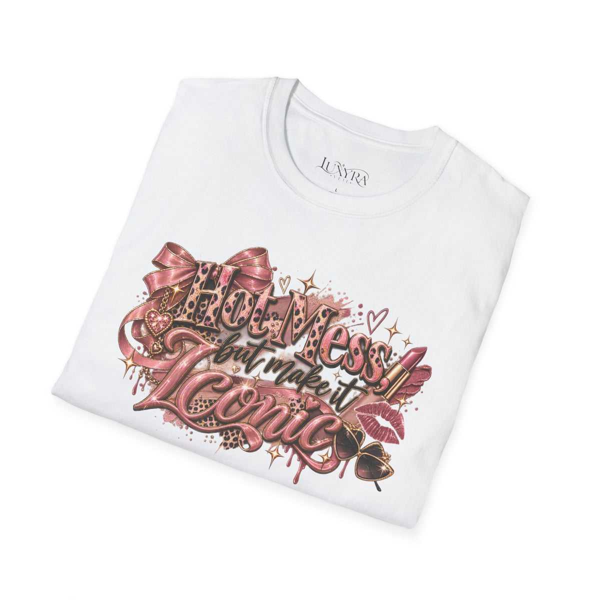 Hot Mess Iconic Red Tee