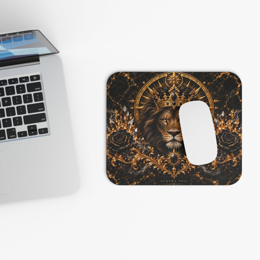 Crowned Lion Mouse Mat