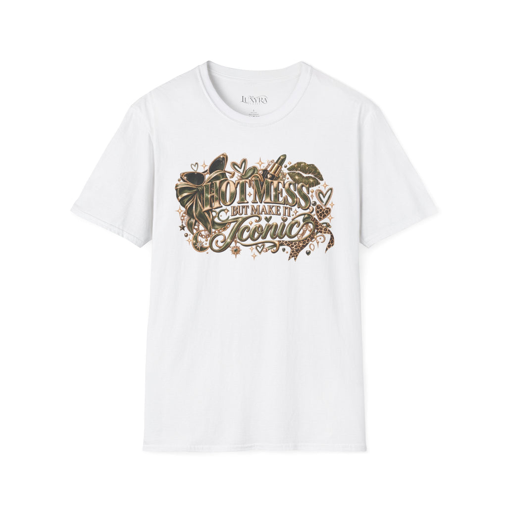 Hot Mess Iconic Gold Tee