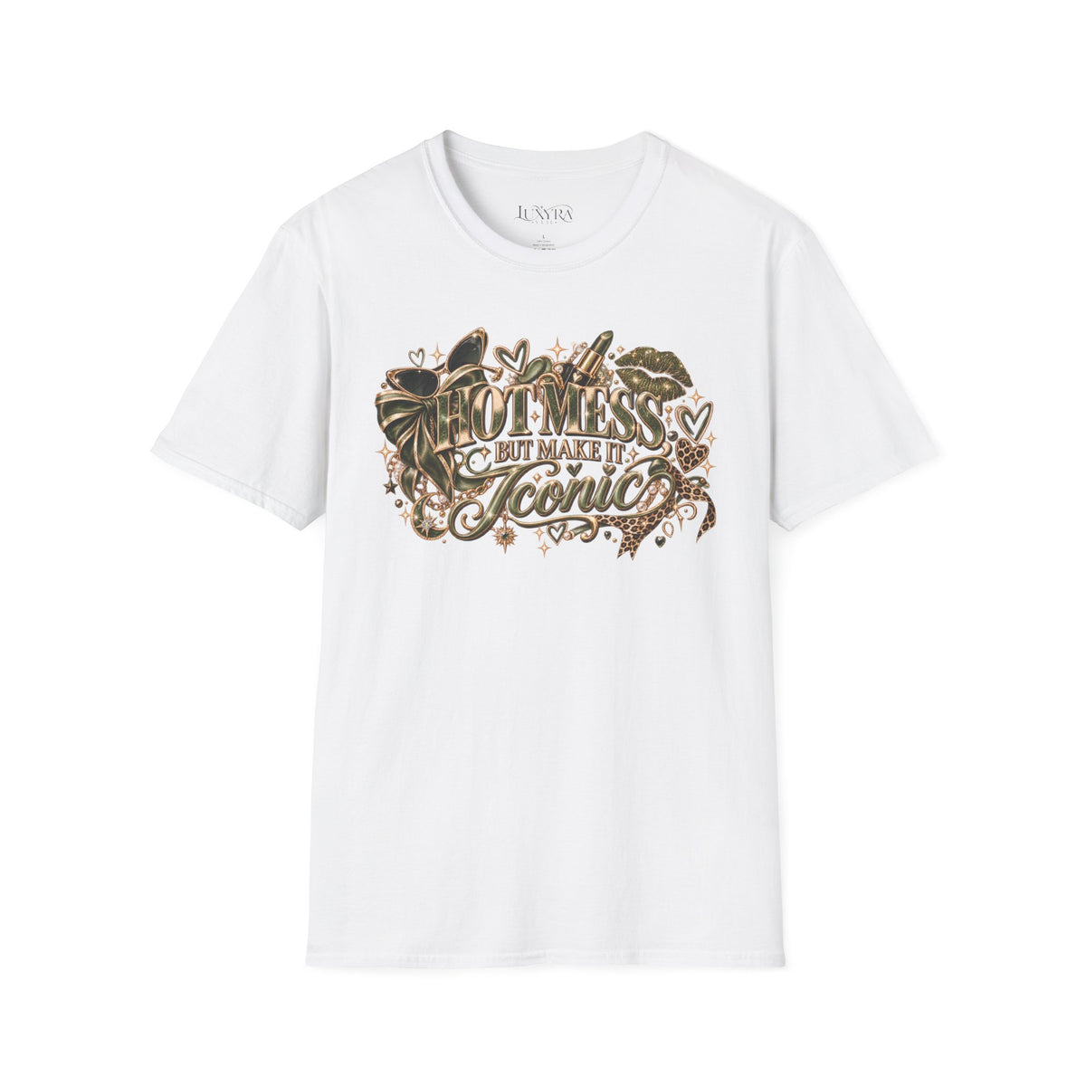 Hot Mess Iconic Gold Tee
