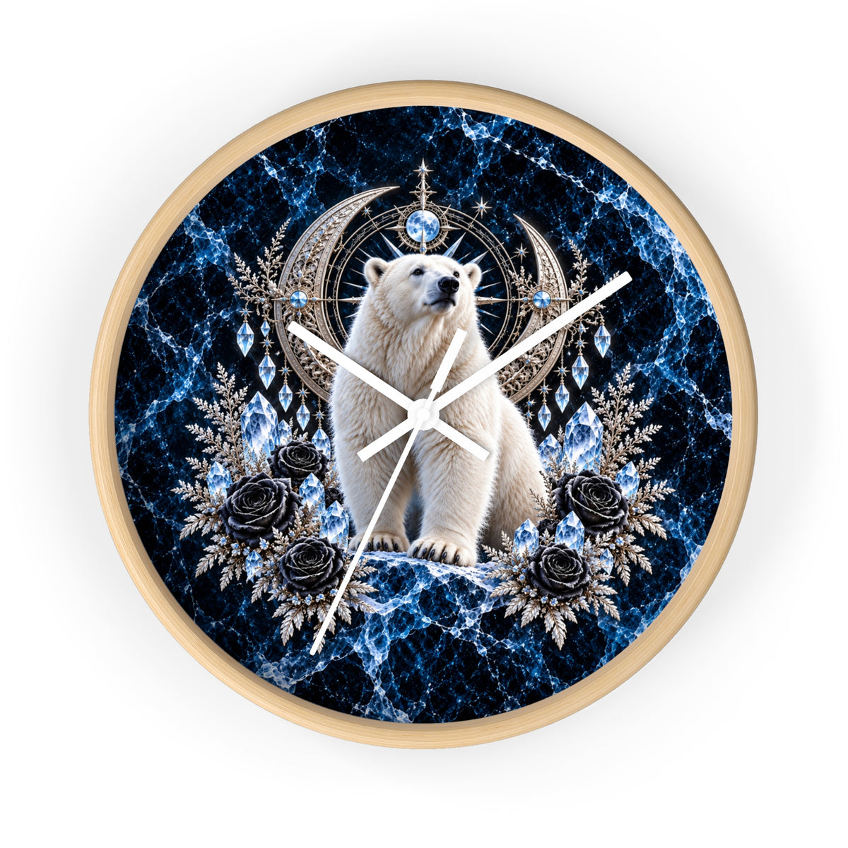 Arctic Polar Bear Wall Clock