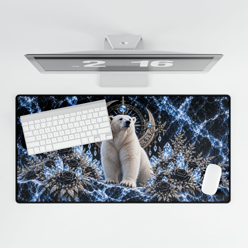 Arctic Polar Bear Desk Mat