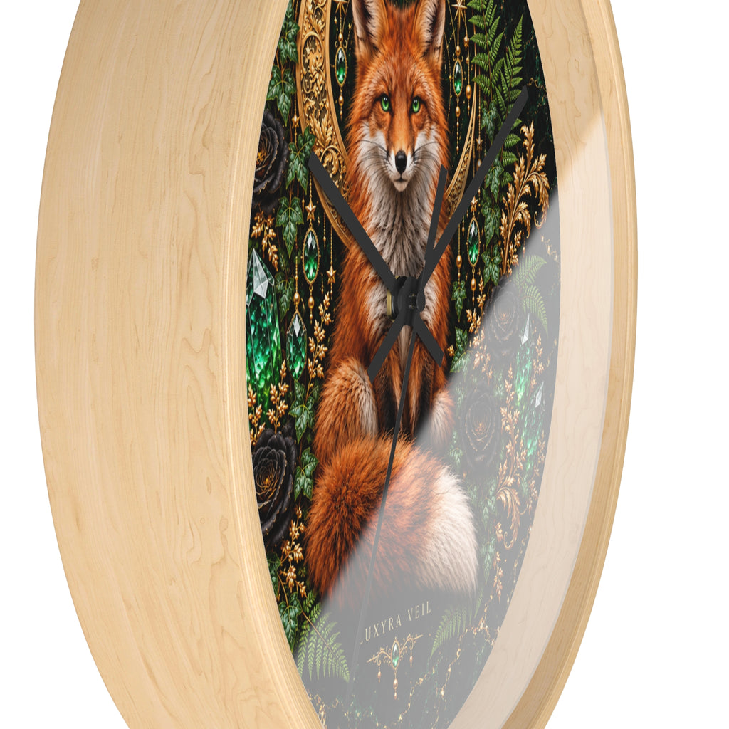 Woodland Fox Wall Clock