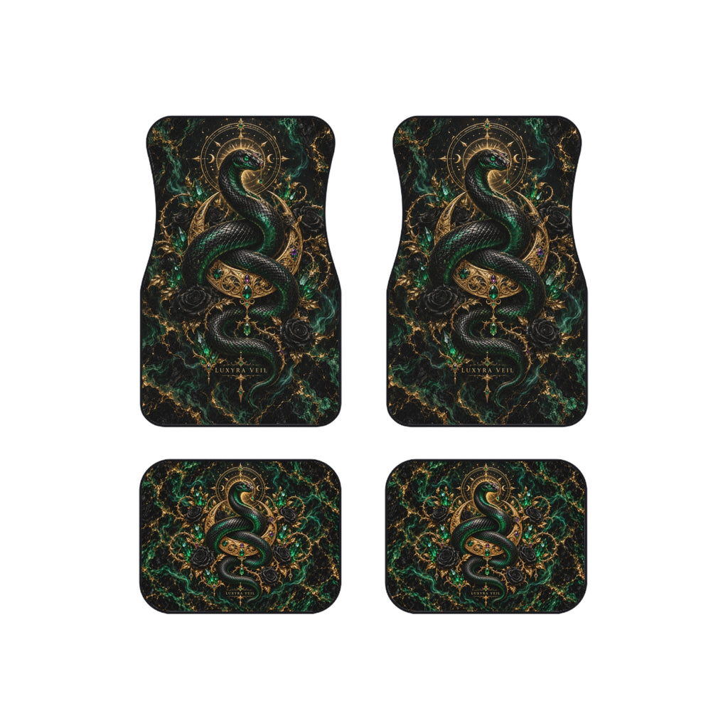 Emerald Serpent Car Floor Mats – Set of 4