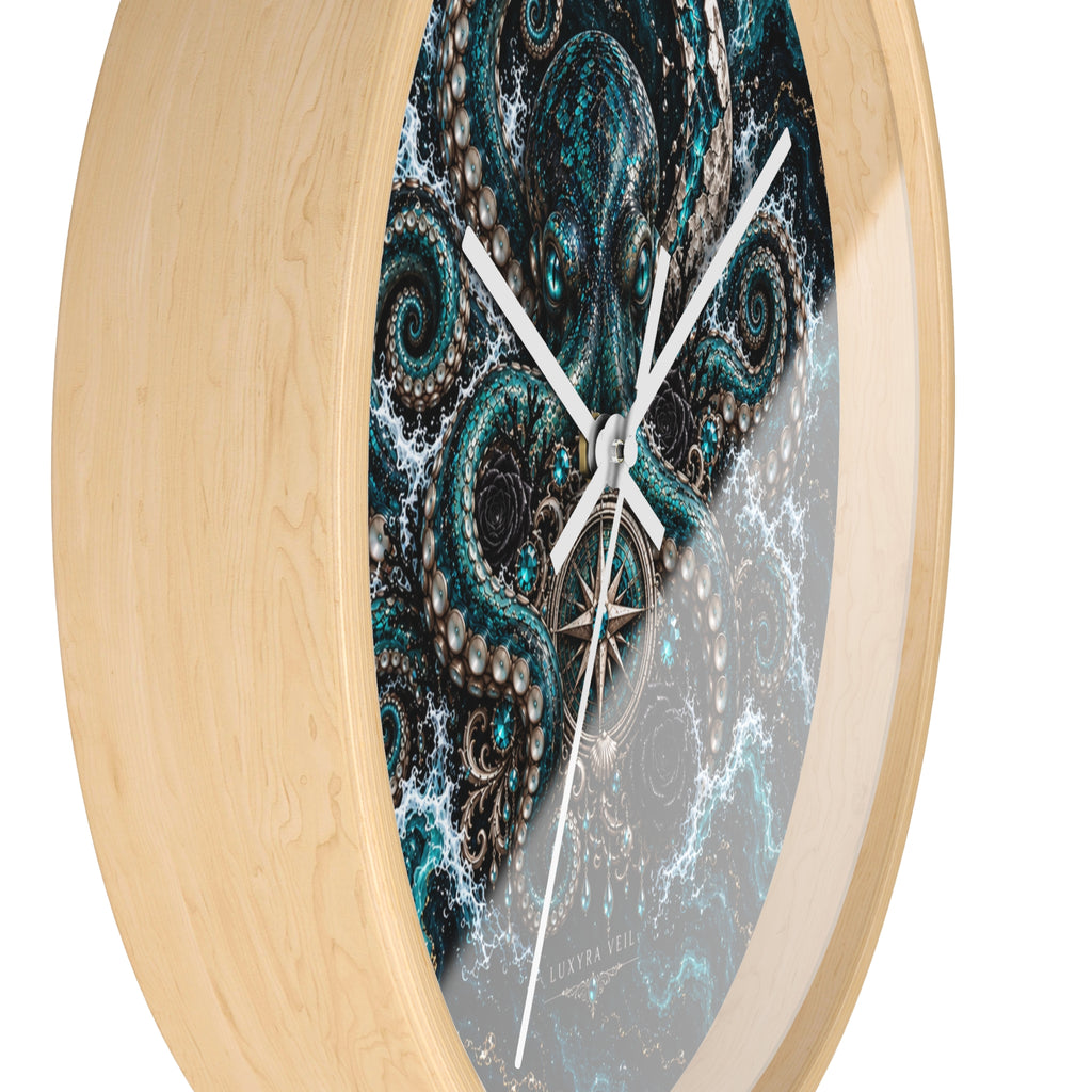 Abyssal Octopus Wall Clock