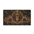 Crowned Lion Stitched-Edge Desk Mat