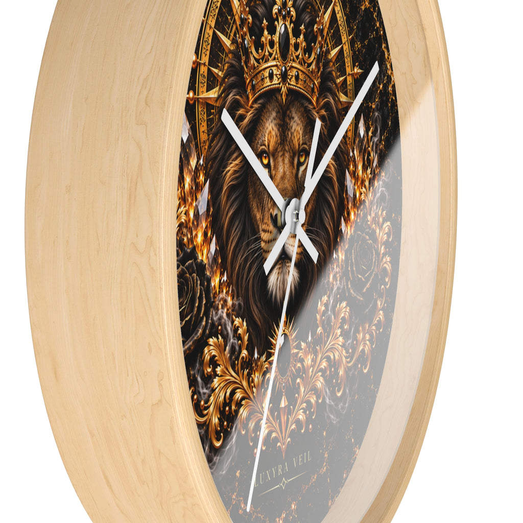 Crowned Lion Wall Clock