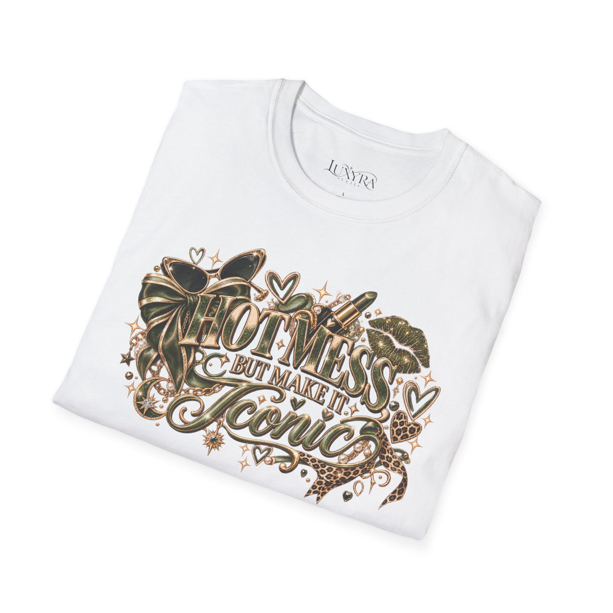 Hot Mess Iconic Gold Tee
