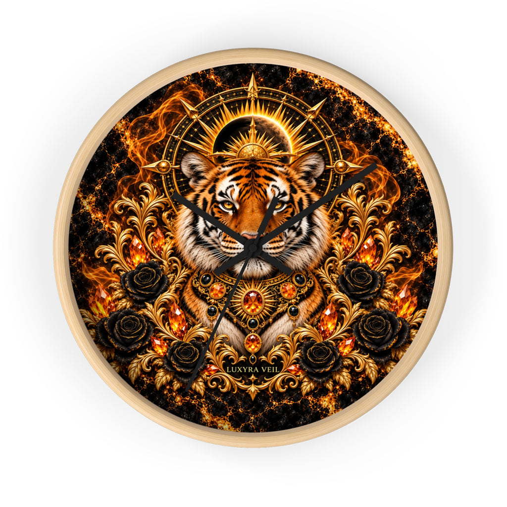 Solar Tiger Wall Clock