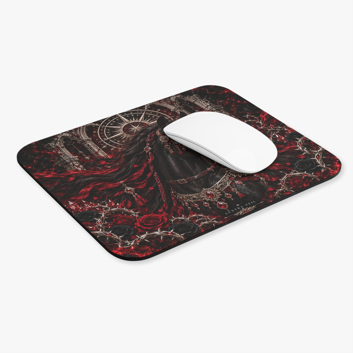 Crimson Stallion Mouse Mat