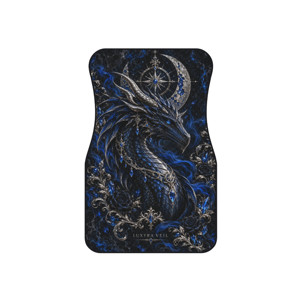 Sapphire Dragon Car Floor Mats – Set of 4