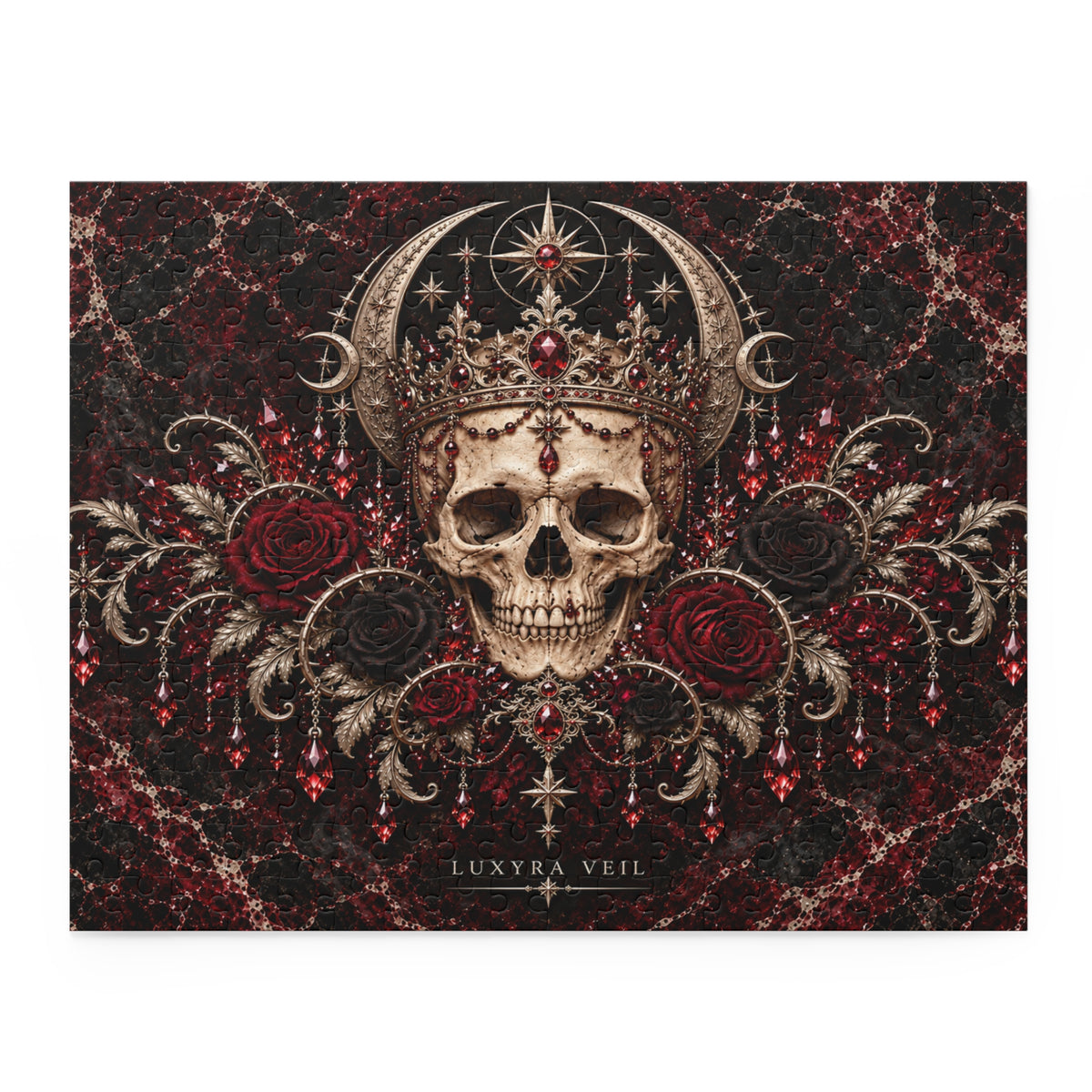 Crowned Skull 252-Piece Jigsaw Puzzle
